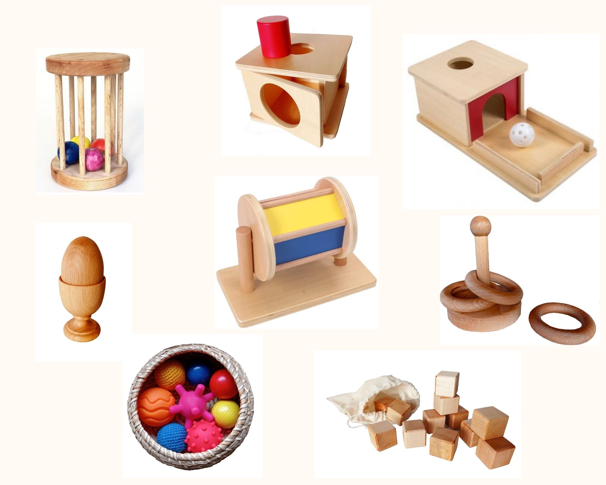 Le matériel Montessori pour les petits de moins de 3 ans