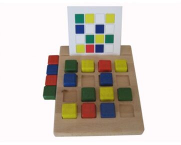 La planche de cubes et cartes d’algorithmes